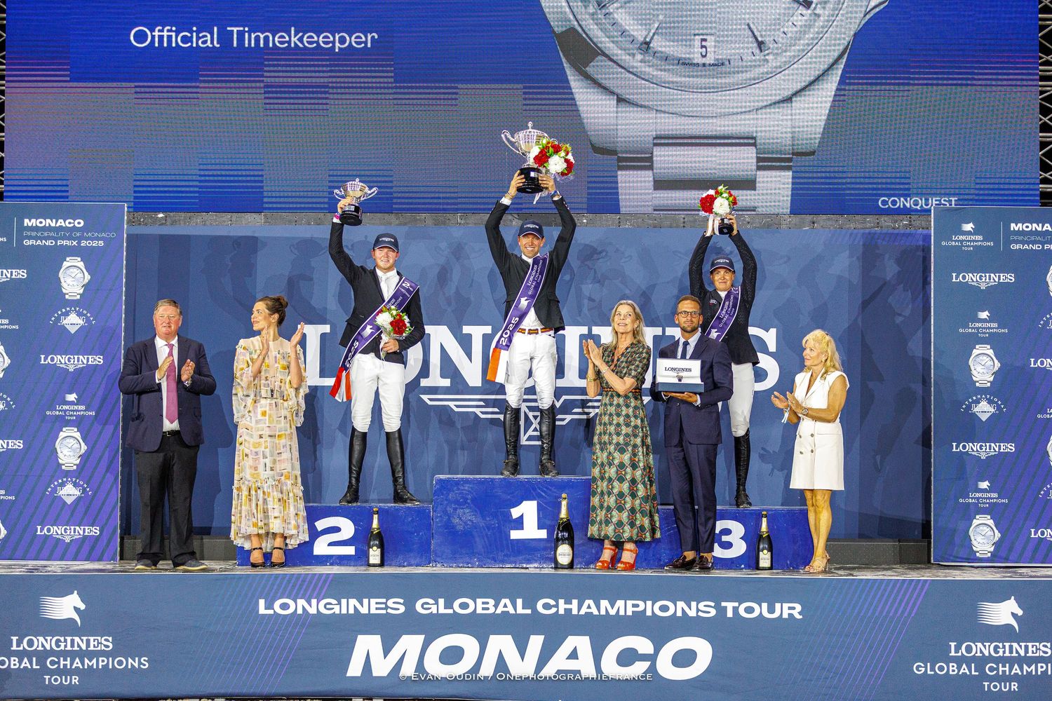 podium de la LGCT de monaco