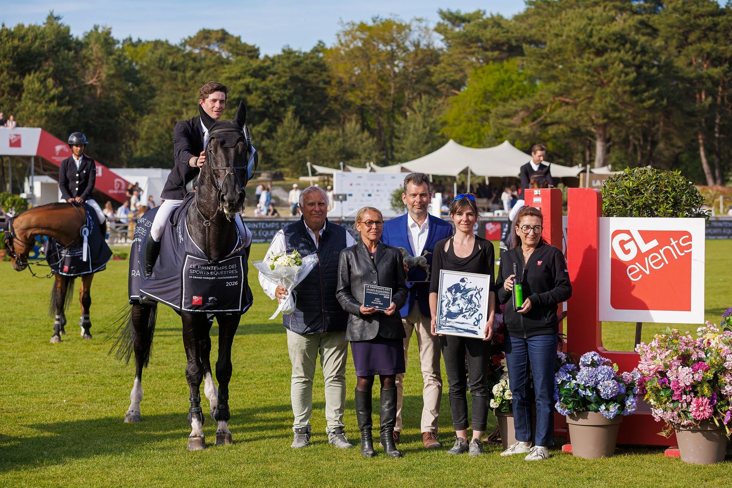 Thibeau SPITS (BEL) riding  IMPRESS-K VAN'T KATTENHEYE Z winner in the CSI5* Grand Prix GL Events