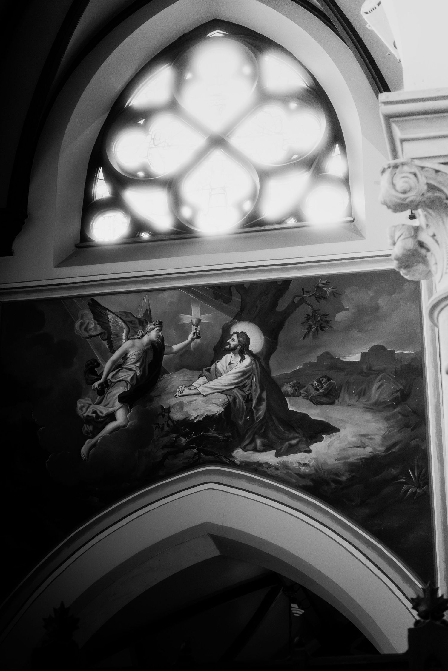 Painting of Christ praying