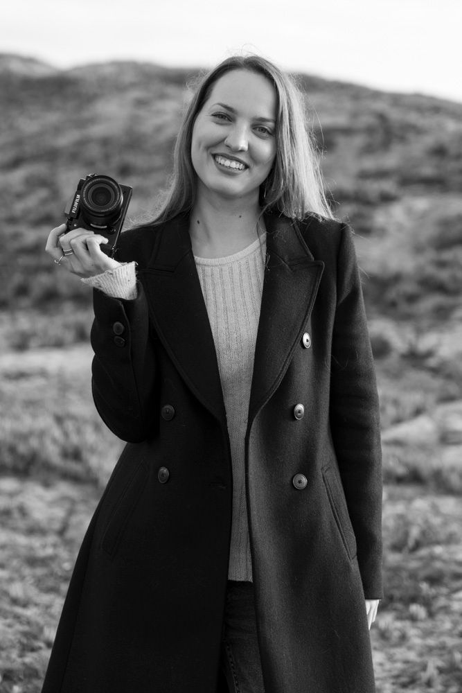 Portrait of a San Diego based photographer Katya K Photography