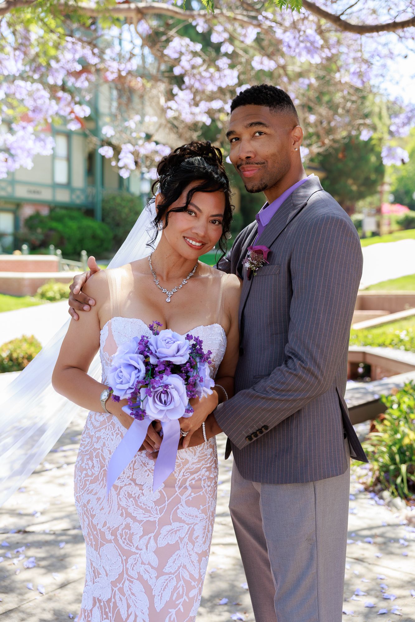 Wedding family portraits with bridal party at Old Town San Diego