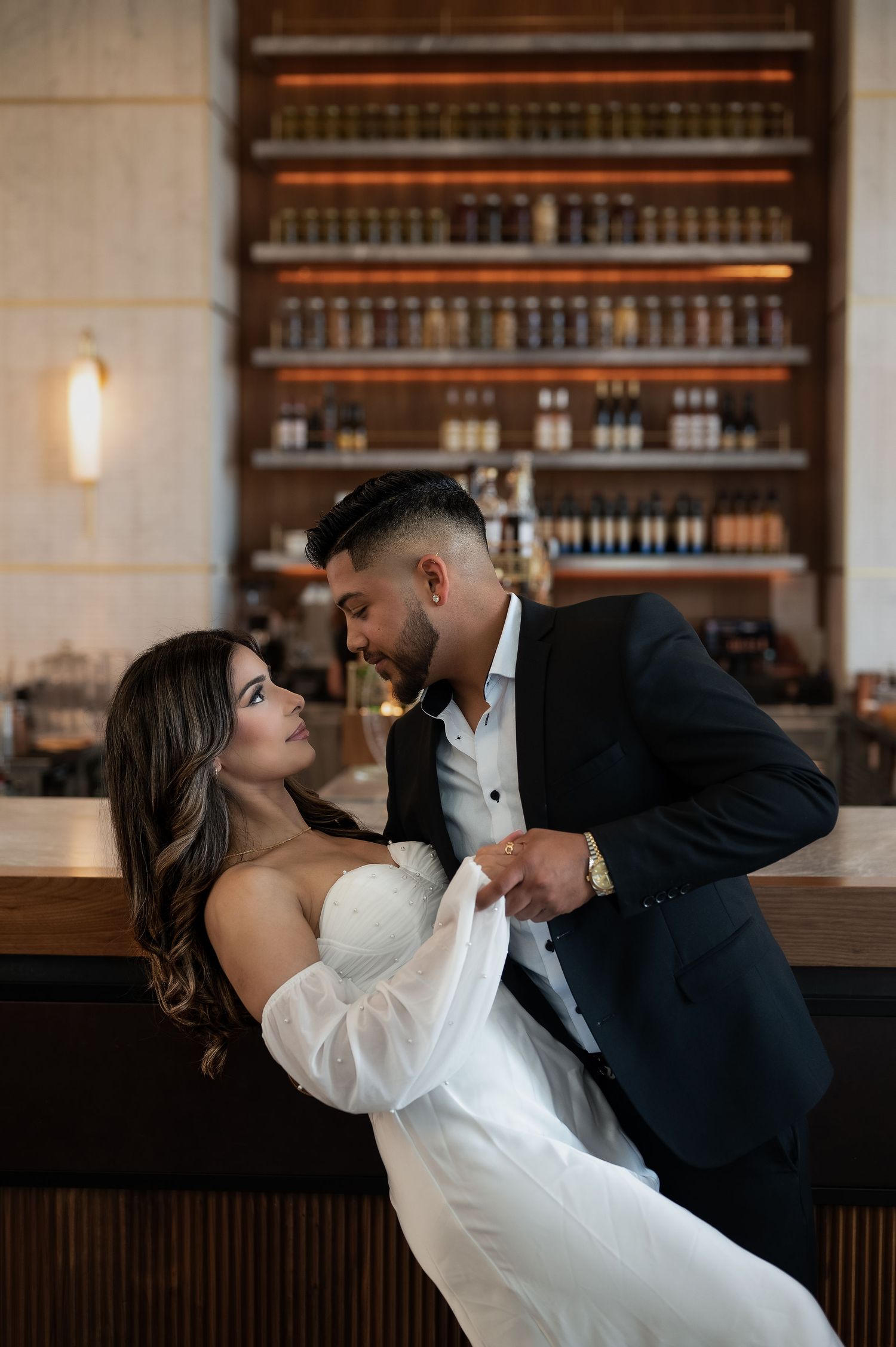 Bar side engagement shoot