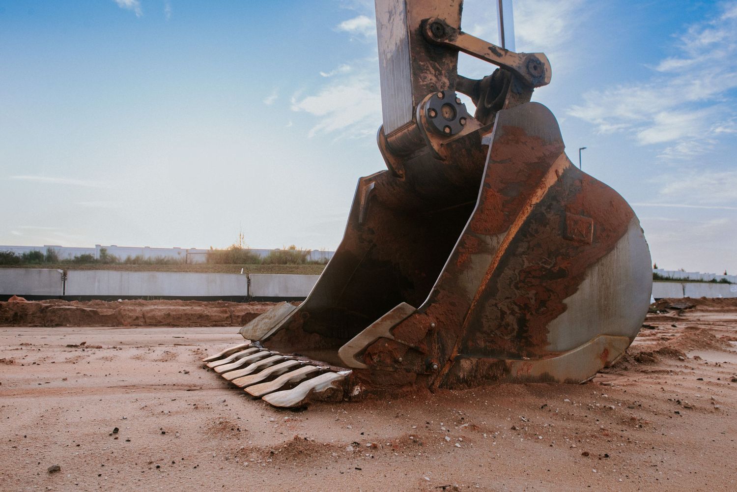 CAT excavator bucket.