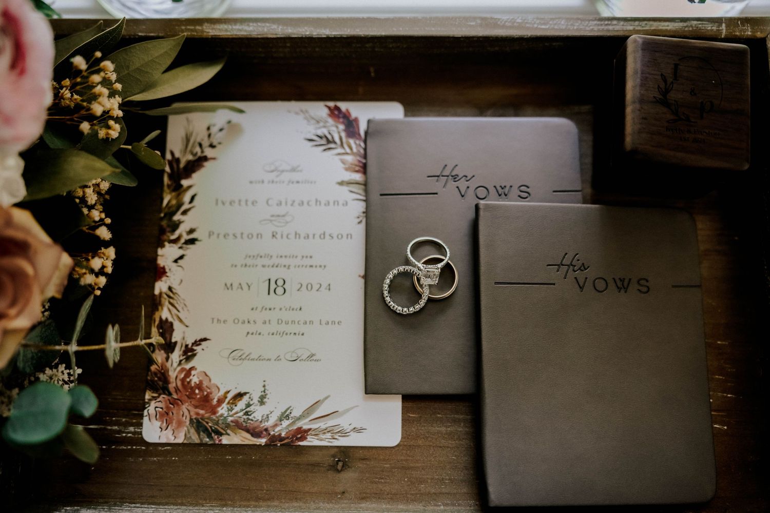 socal wedding photography, first look photography, details photography, flat lay photography