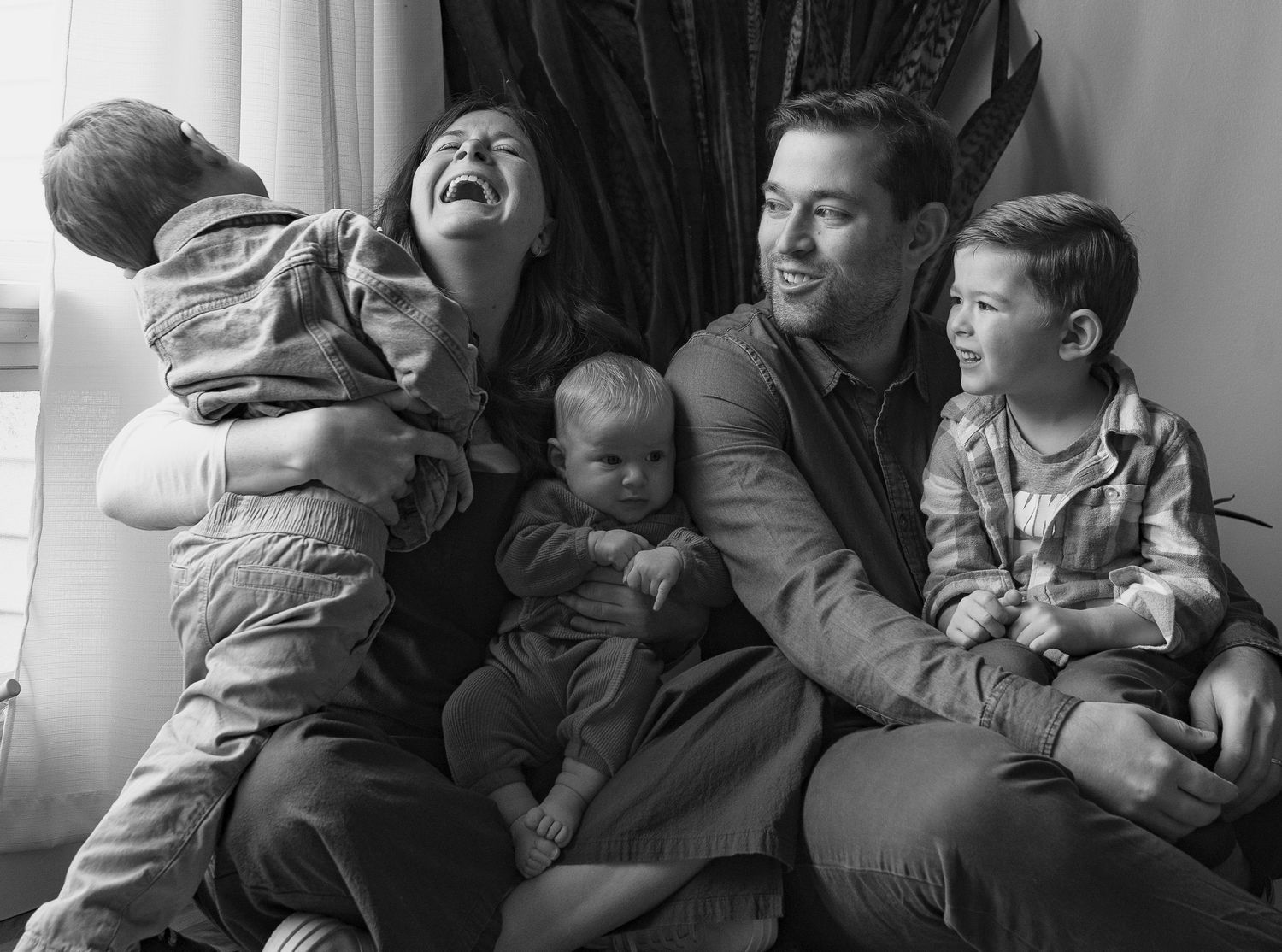 In home family lifestyle session in Warsaw, Indiana