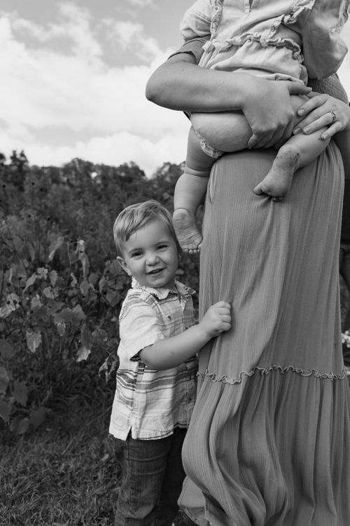 Outdoor family photography session in Northern Indiana
