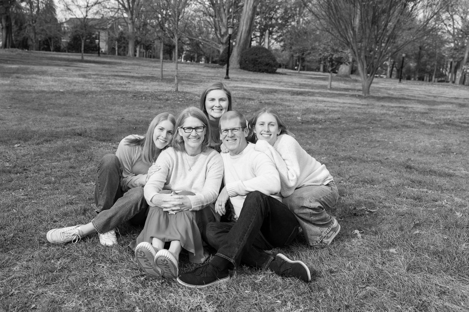 Family sharing a joyful moment together