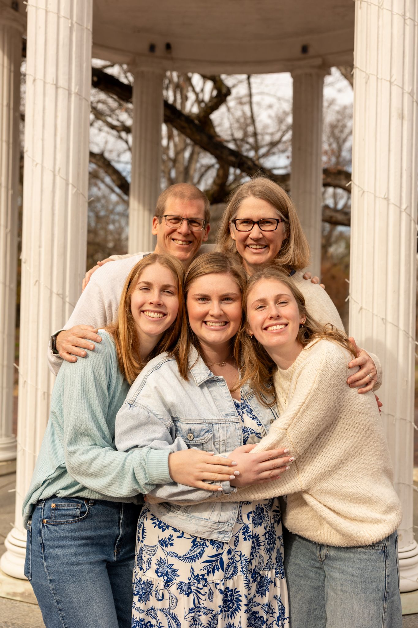 Family sharing a joyful moment together