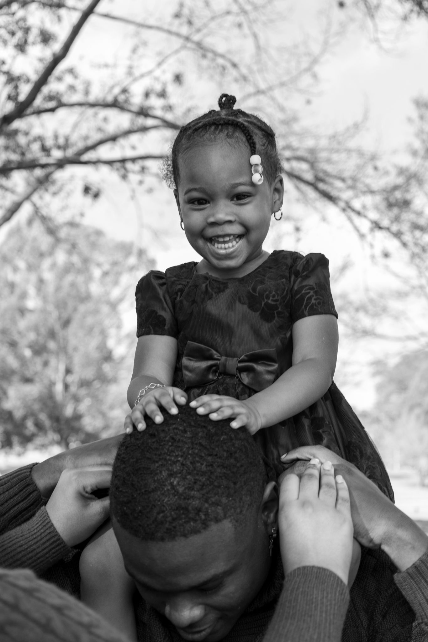 Family sharing a joyful moment together