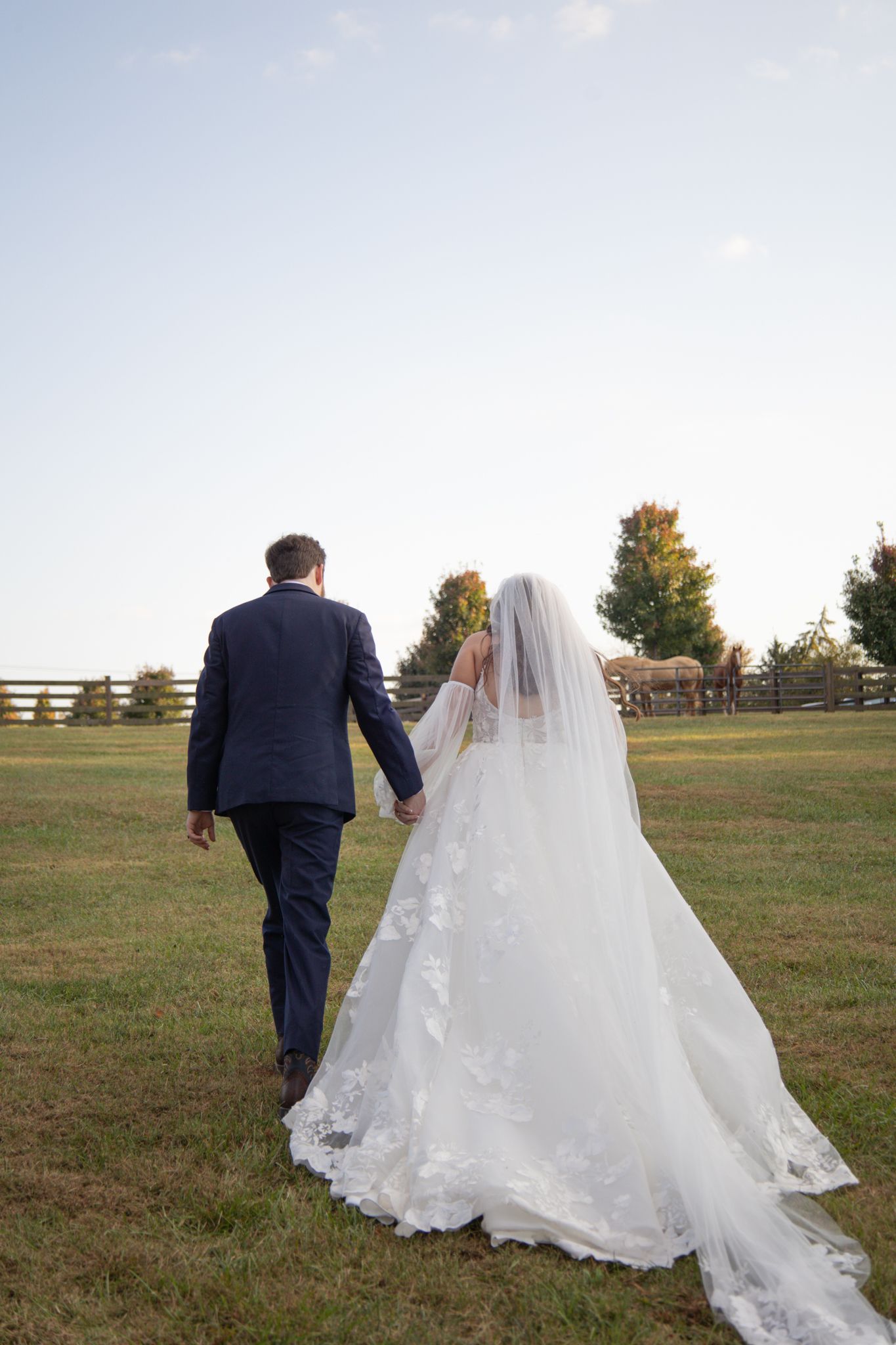 Joyful wedding party celebrating together