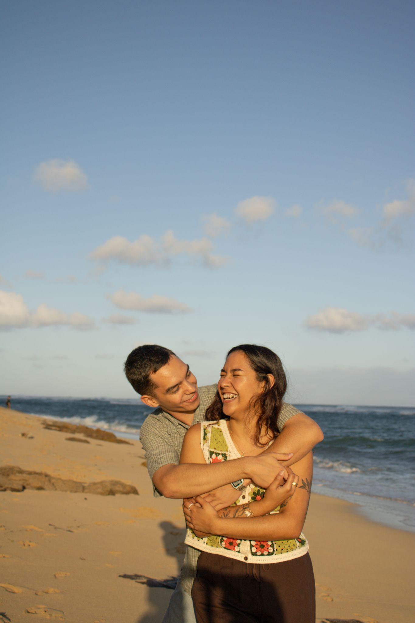 Family sharing a joyful moment together