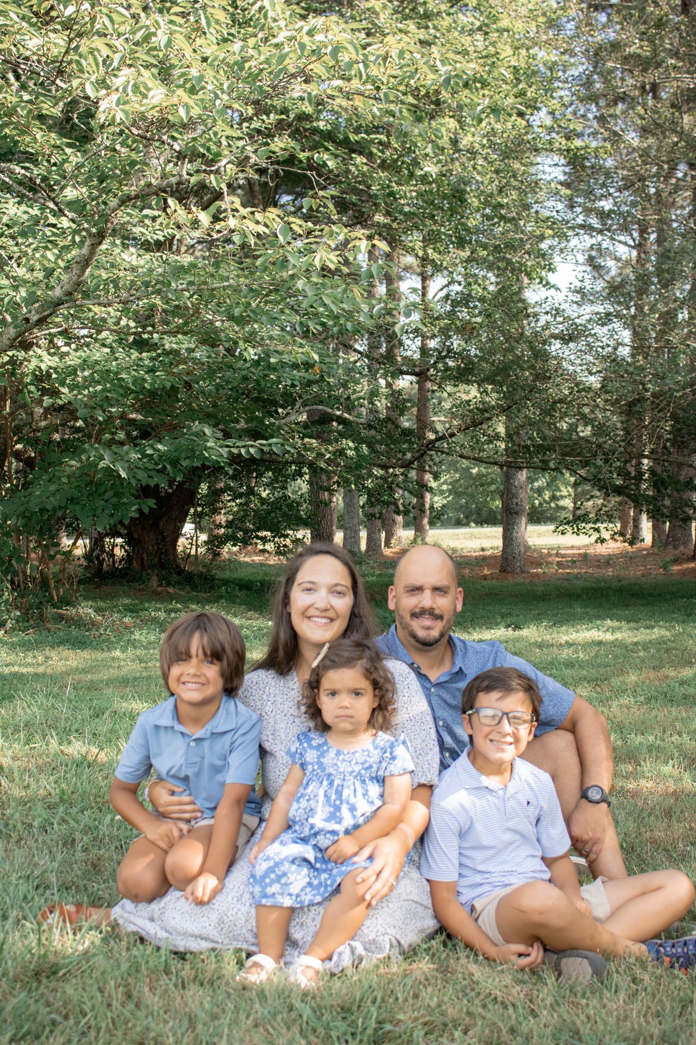 Family sharing a joyful moment together