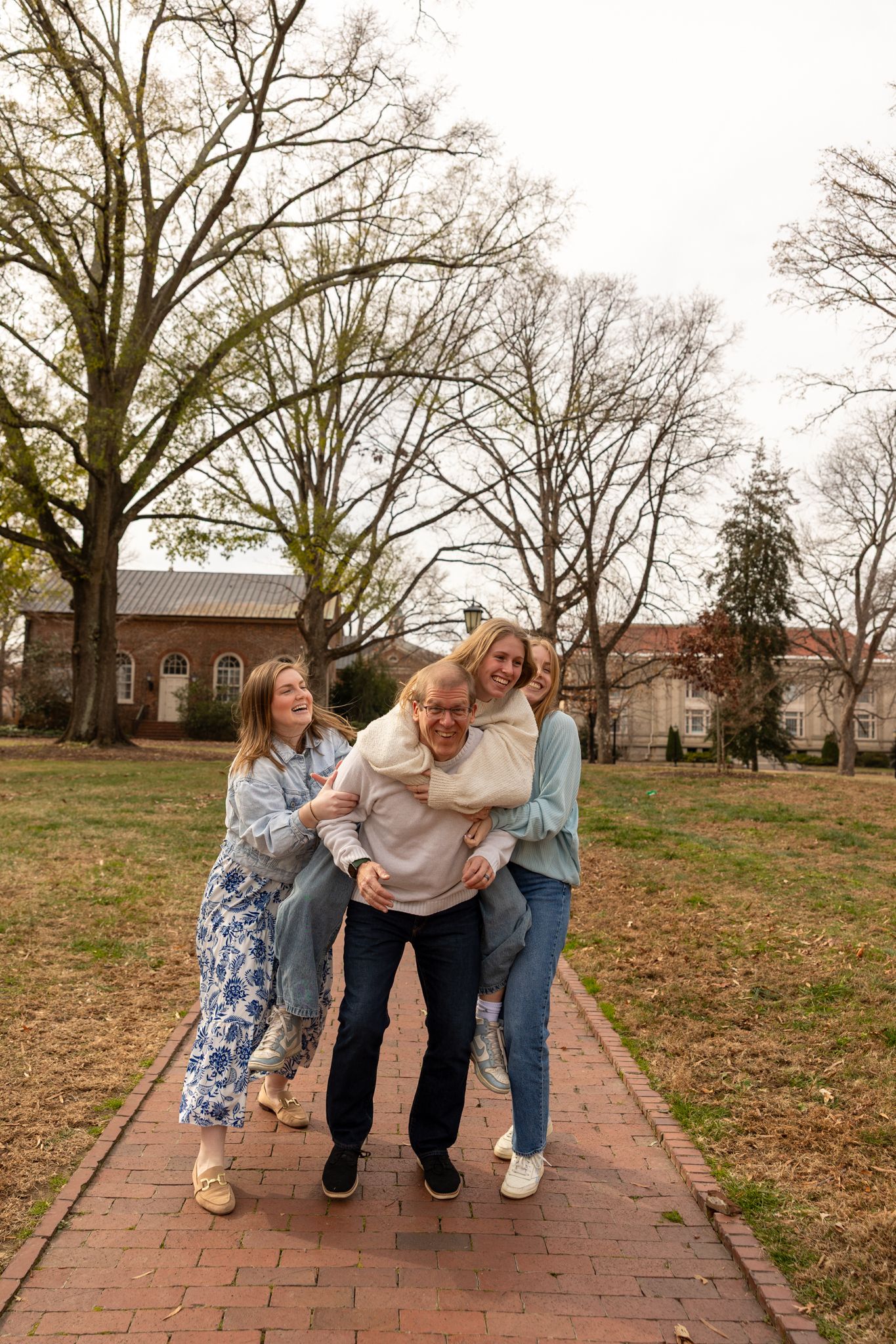 Family sharing a joyful moment together