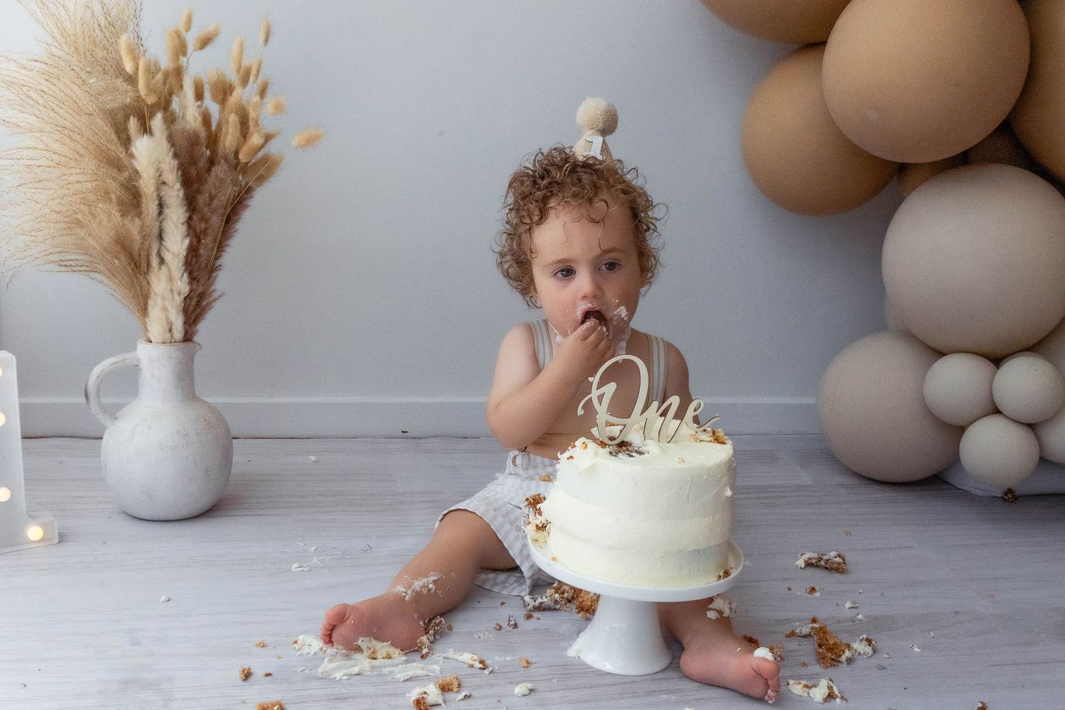 cake smash 1st birthday