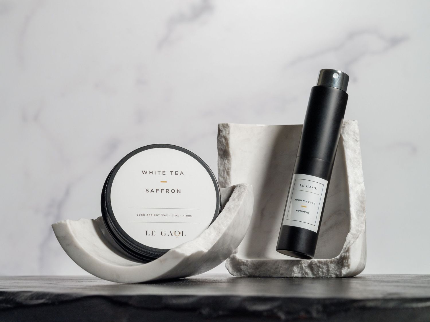 Brand storytelling photography showcasing fragrance and home products through elevated editorial styling.