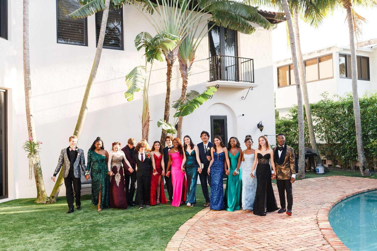prom photoshoot palm beach island