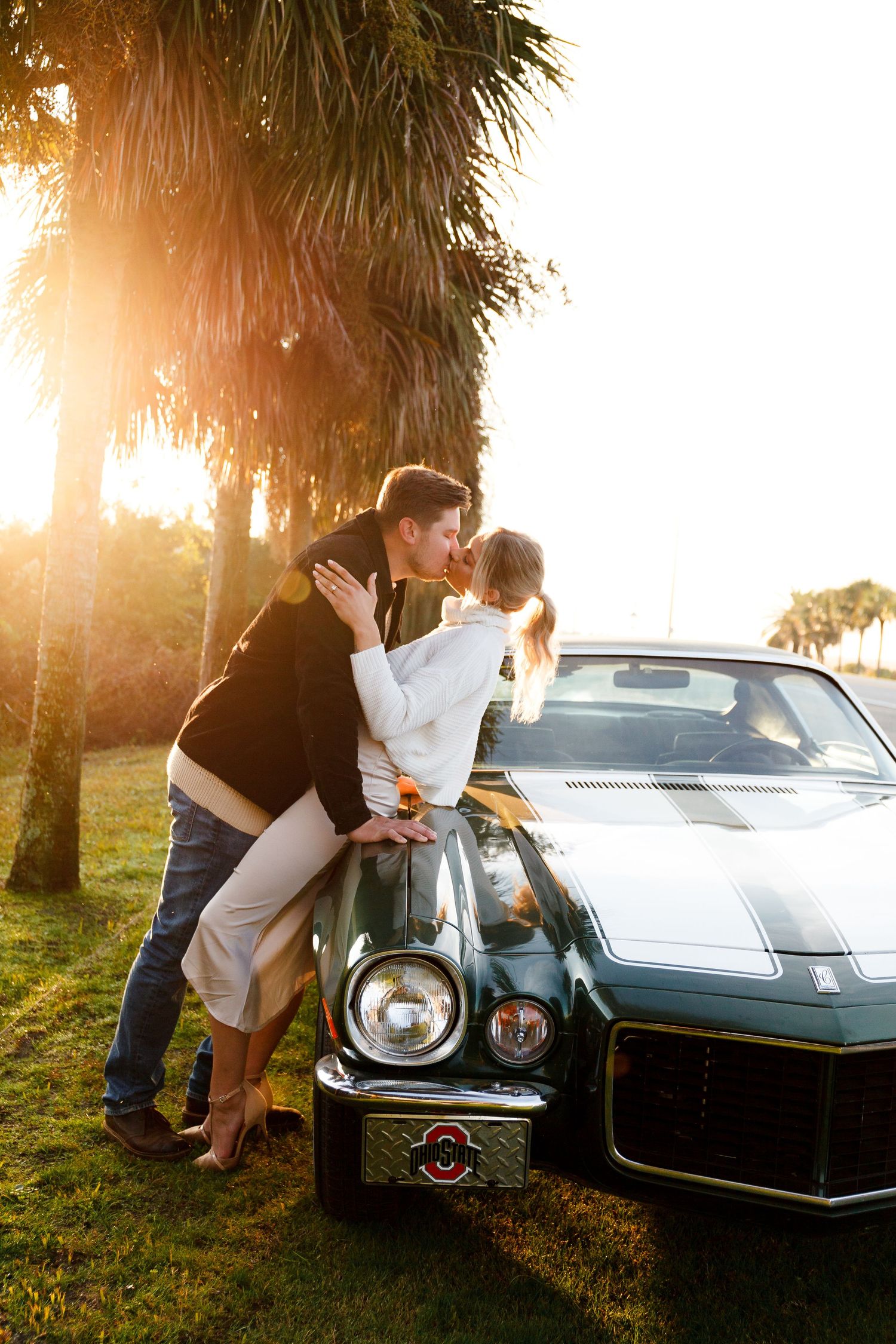 Engagement photos on the beach. Engagement and proposal photographer