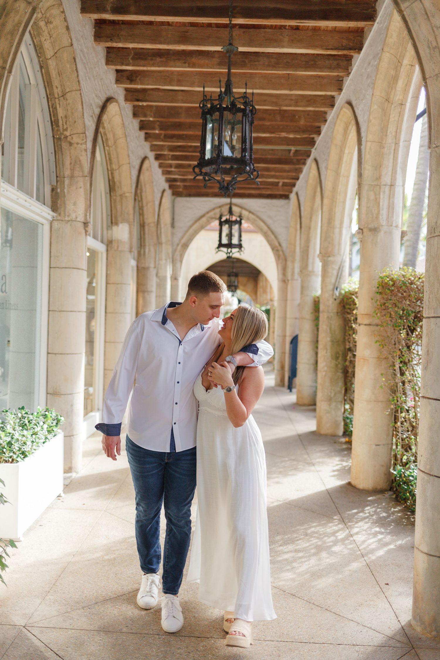 Palm beach island engagement photos. Palm Beach island proposal photographer.
