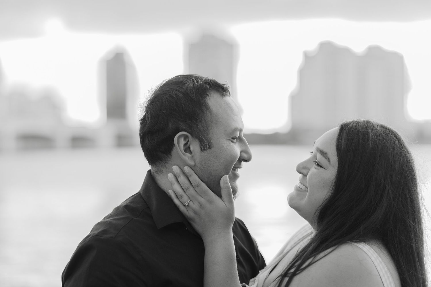 Engagement photos on the beach. Engagement and proposal photographer
