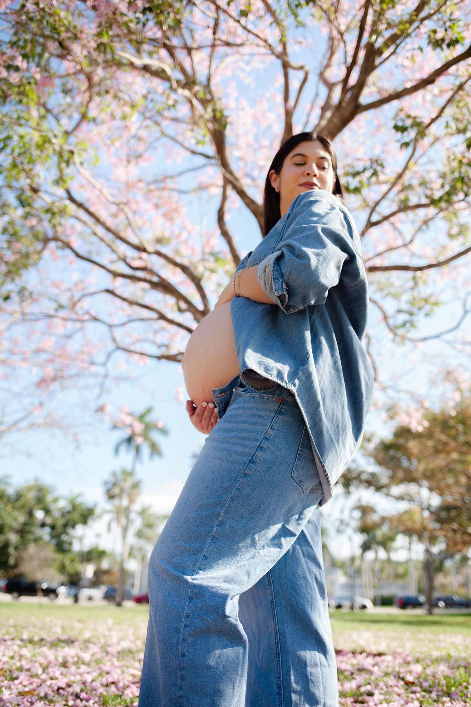palm beach island maternity photos spring bloom