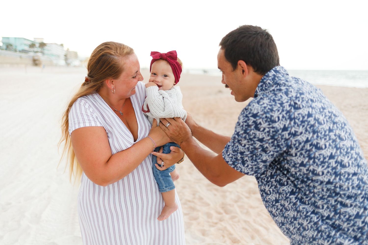 Beach family photoshoot. Palm beach family photographer. Mommy and me photoshoot. Beach family photographer.