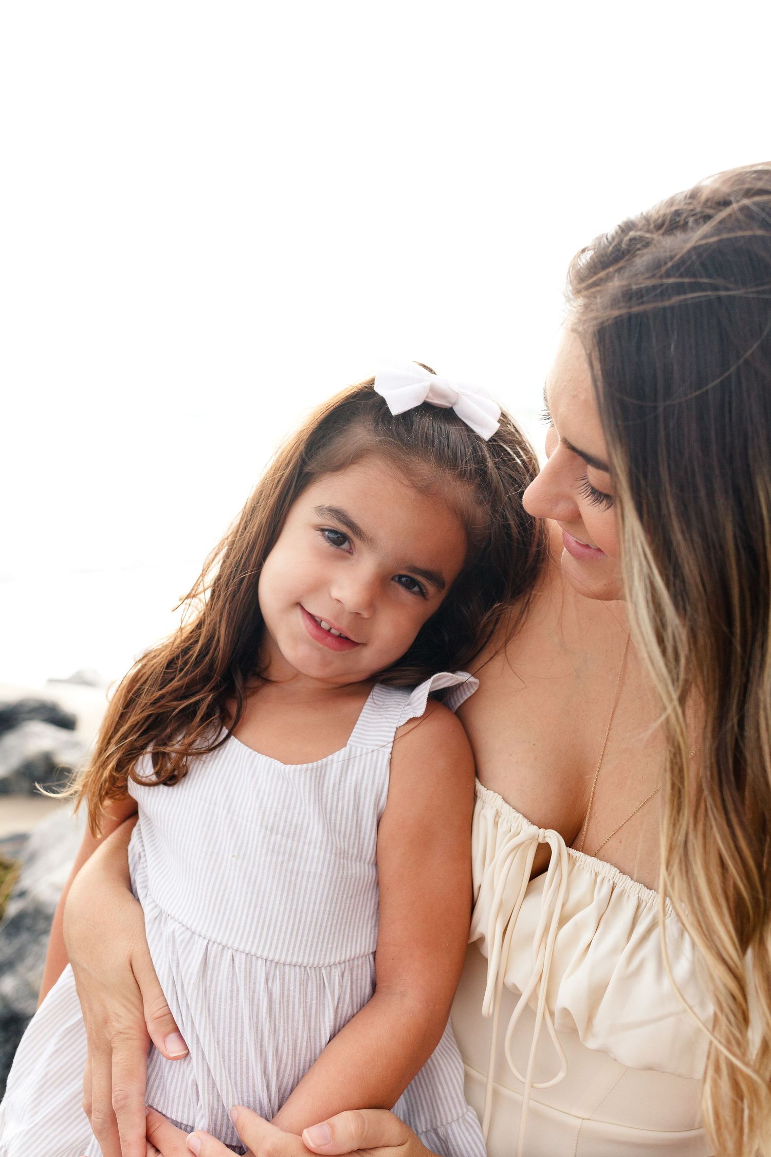 Beach family photoshoot. Palm beach family photographer. Mommy and me photoshoot. Beach family photographer.