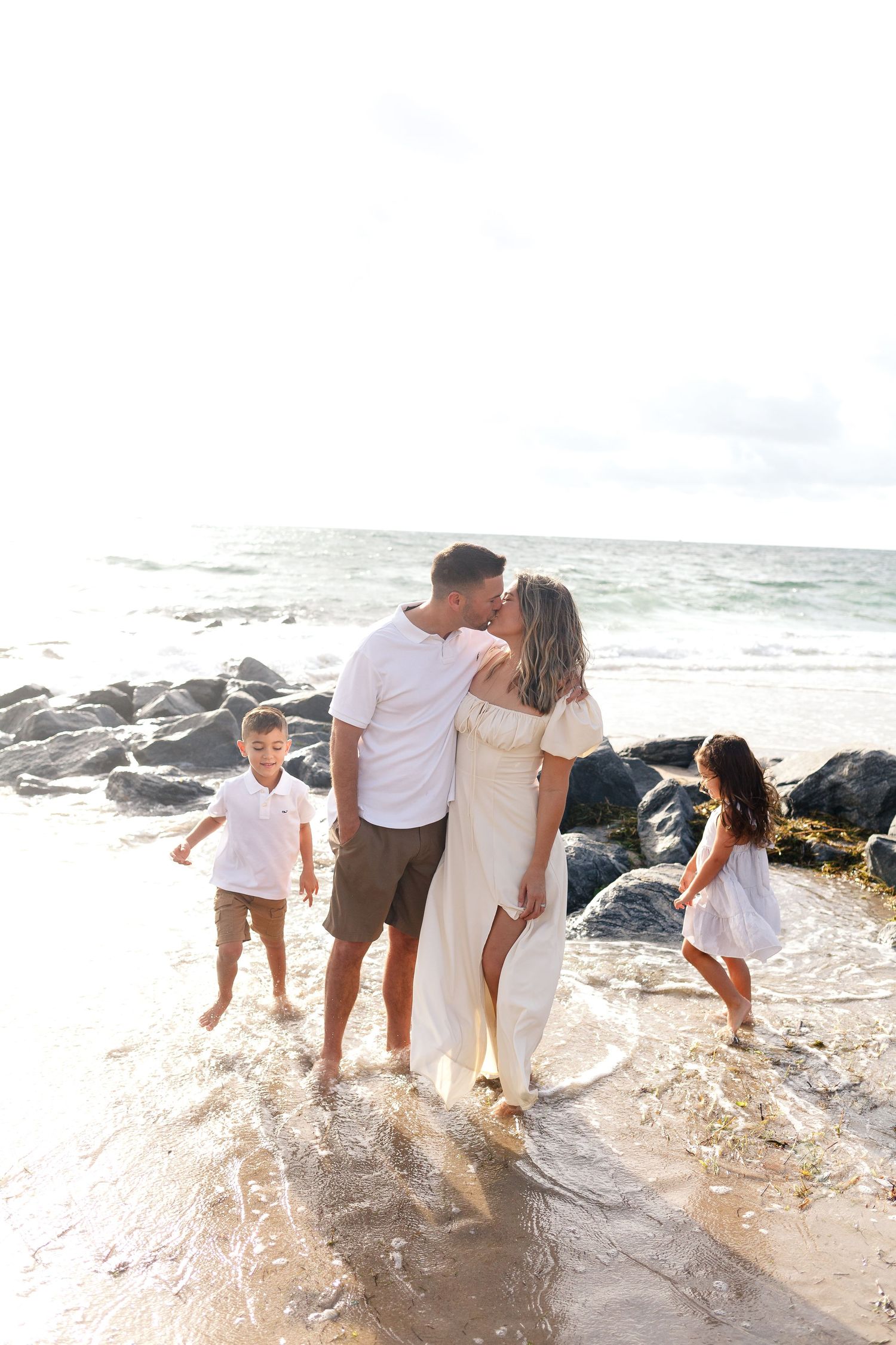 Beach family photoshoot. Palm beach family photographer. Mommy and me photoshoot. Beach family photographer.