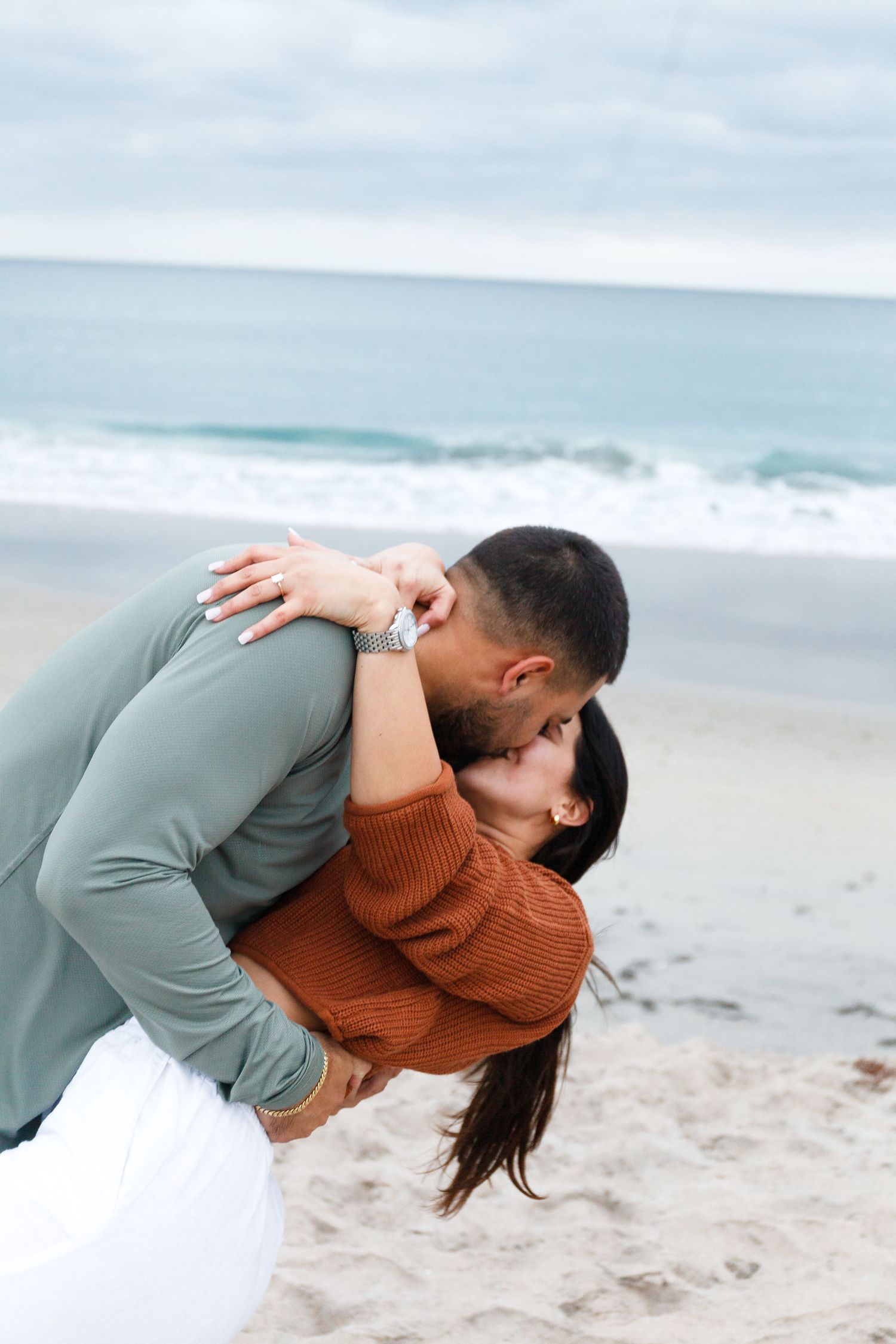 Palm beach island engagement photos. Palm Beach island proposal photographer.