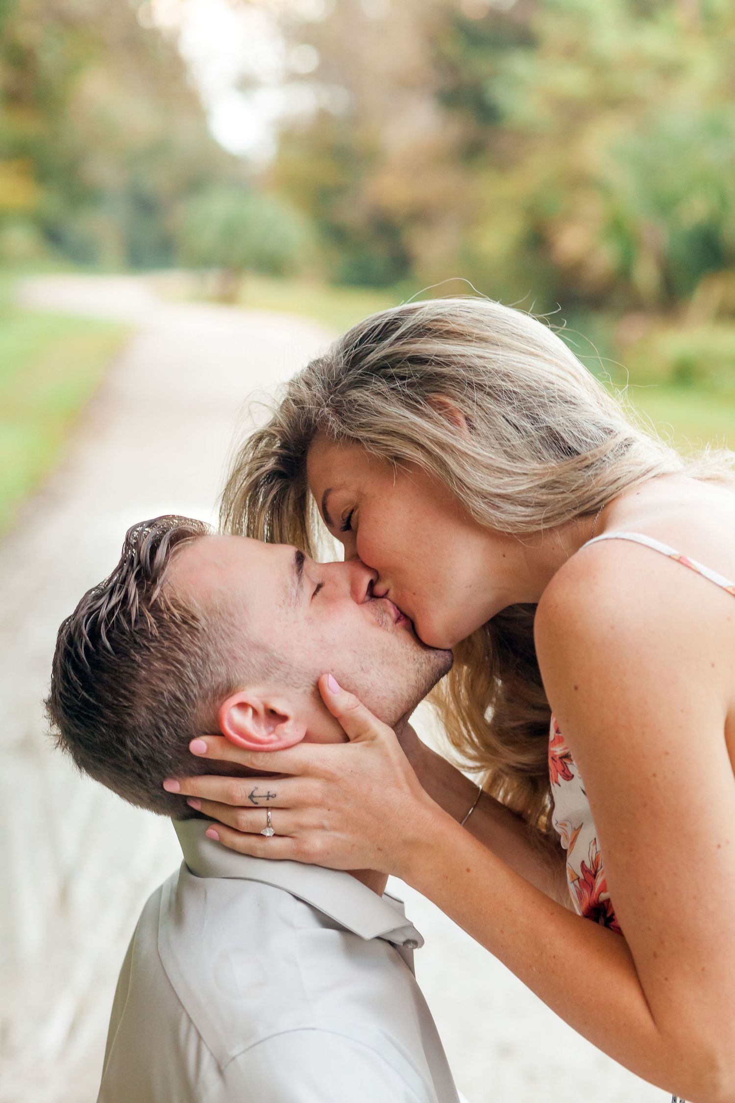 Engagement photos on the beach. Engagement and proposal photographer