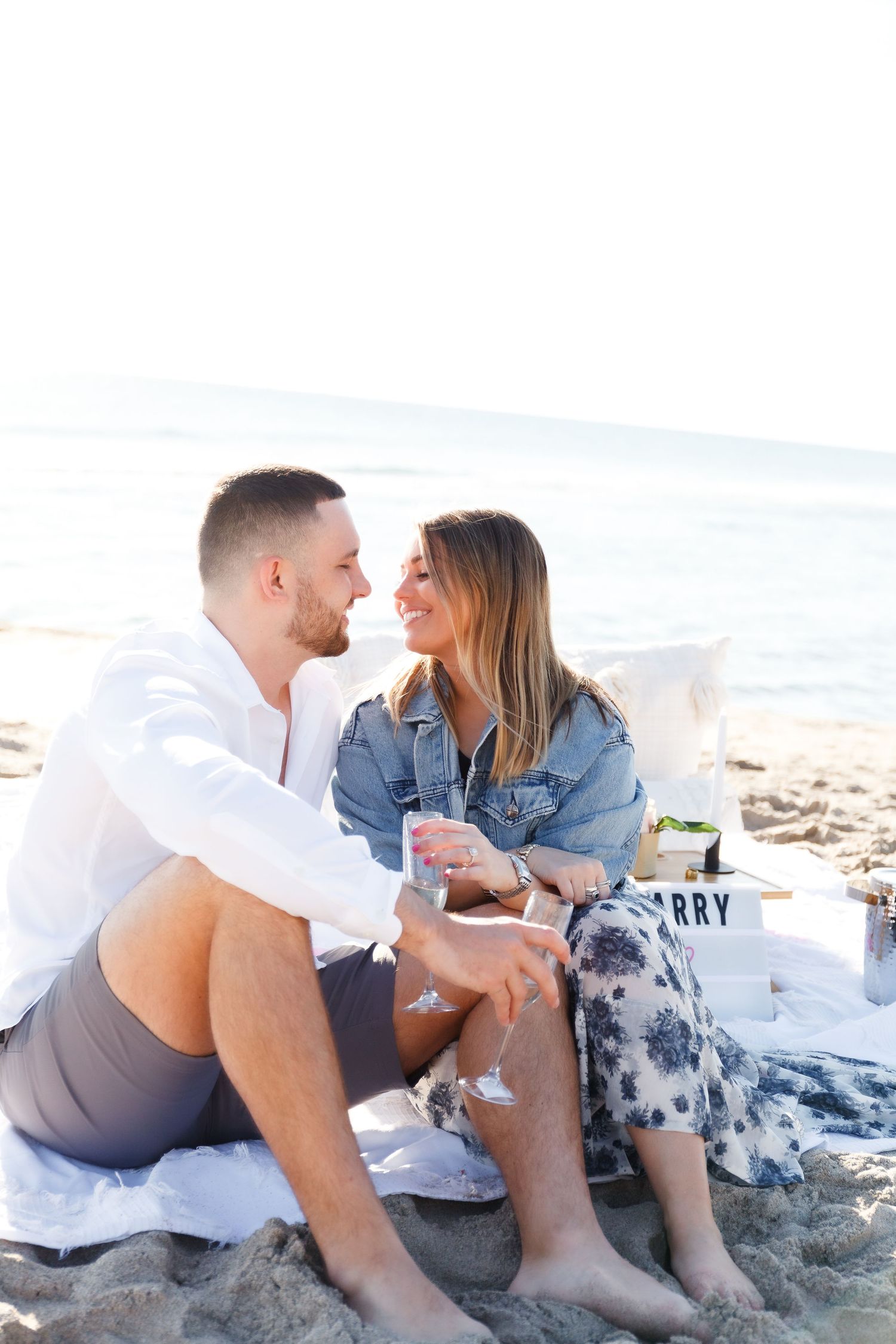 Palm beach island engagement photos. Palm Beach island proposal photographer.