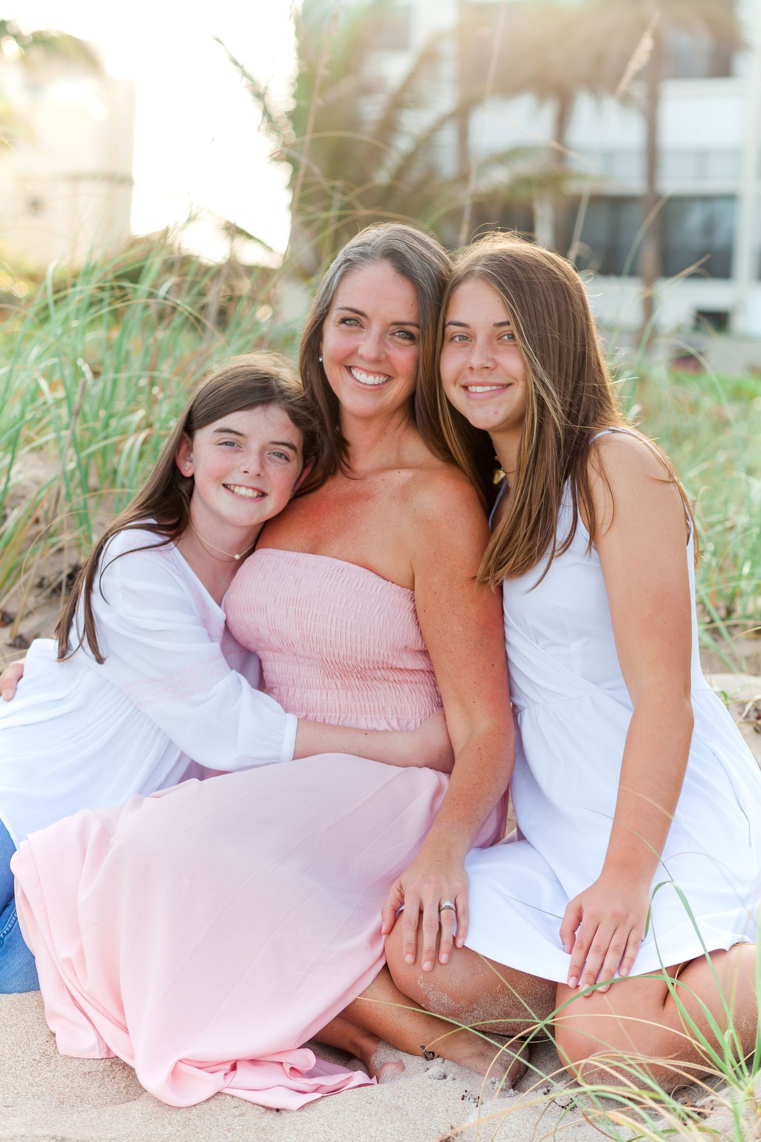 Beach family photoshoot. Palm beach family photographer. Mommy and me photoshoot. Beach family photographer.