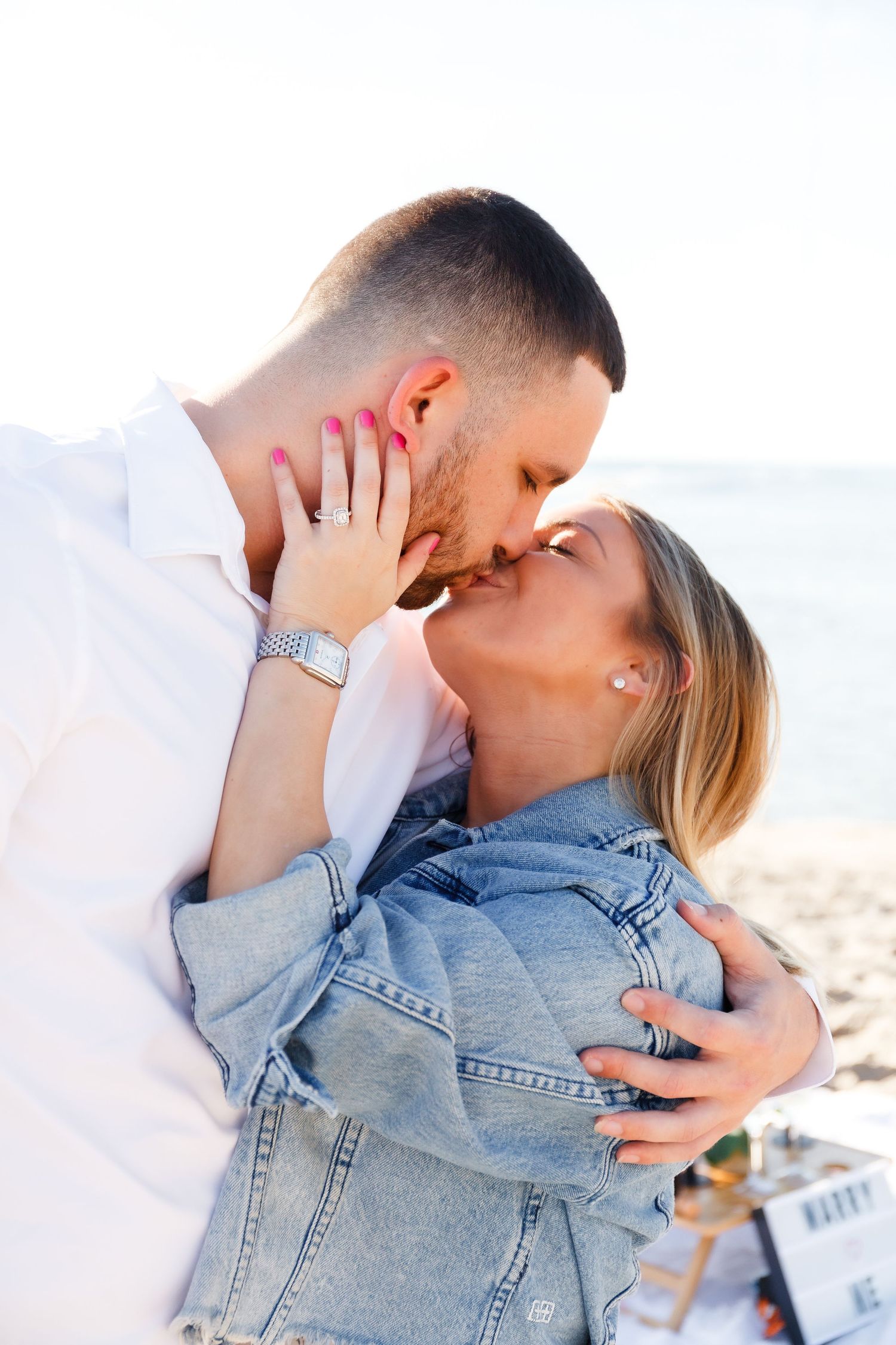 Palm beach island engagement photos. Palm Beach island proposal photographer.