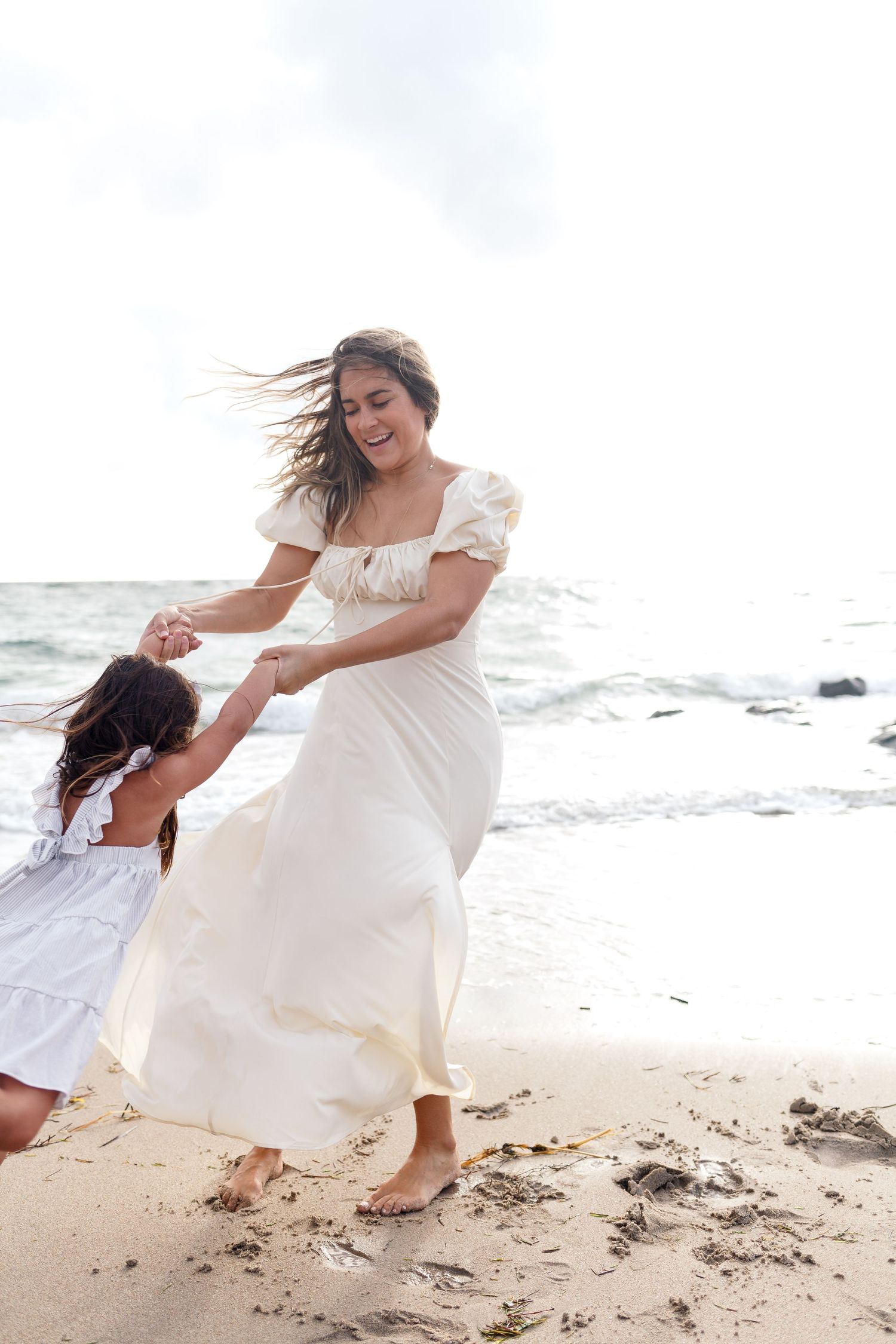 Beach family photoshoot. Palm beach family photographer. Mommy and me photoshoot. Beach family photographer.