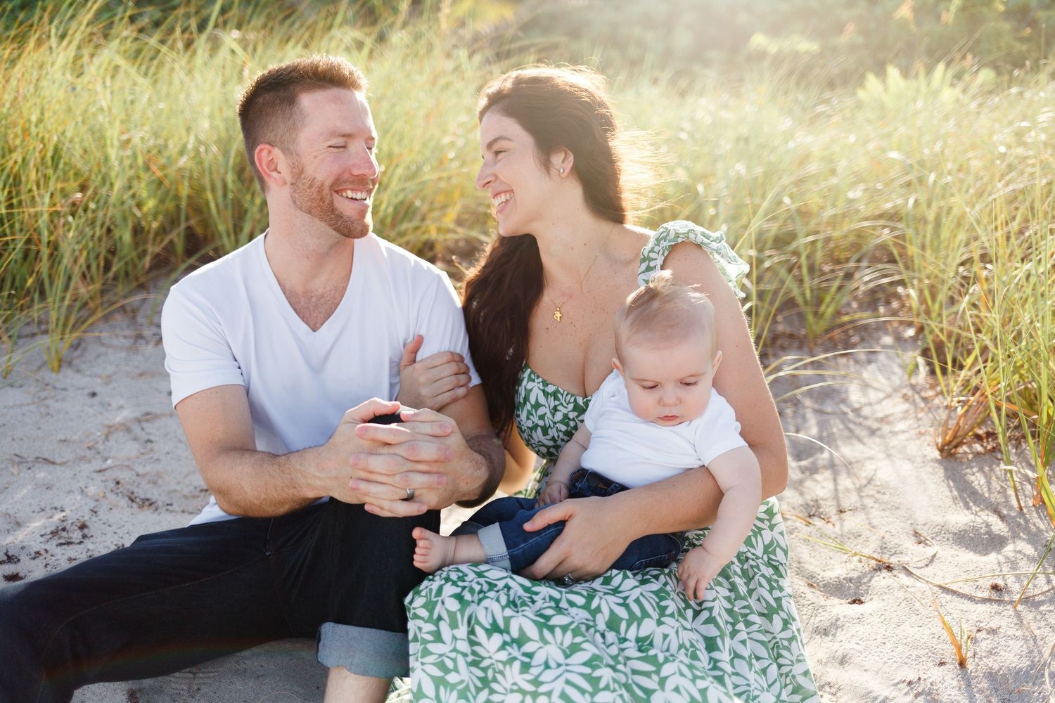 Beach family photoshoot. Palm beach family photographer. Mommy and me photoshoot. Beach family photographer.