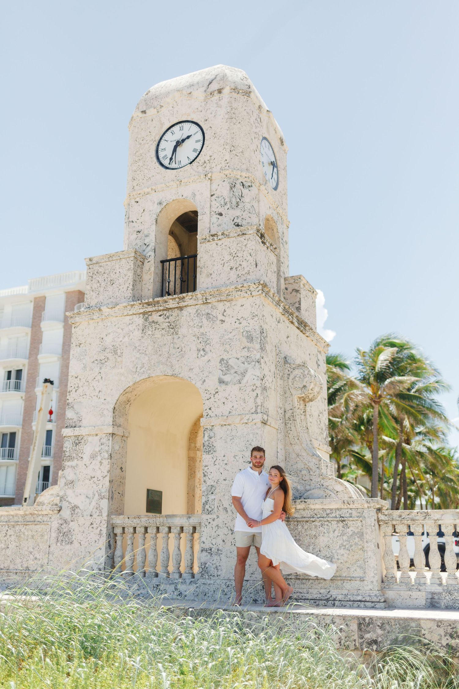 Palm beach island engagement photos. Palm Beach island proposal photographer.