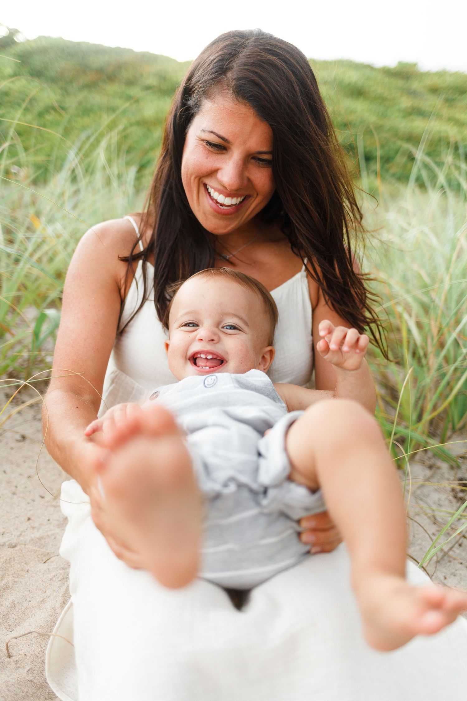 Beach family photoshoot. Palm beach family photographer. Mommy and me photoshoot. Beach family photographer.