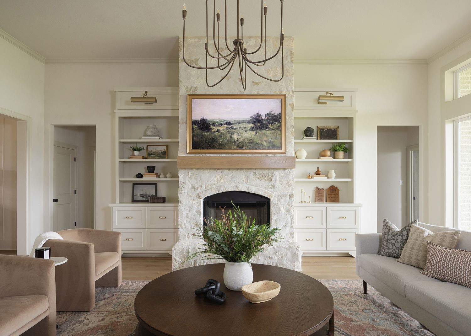 Editorial interior design photography of a luxury modern living space, shot by Ryan Price.