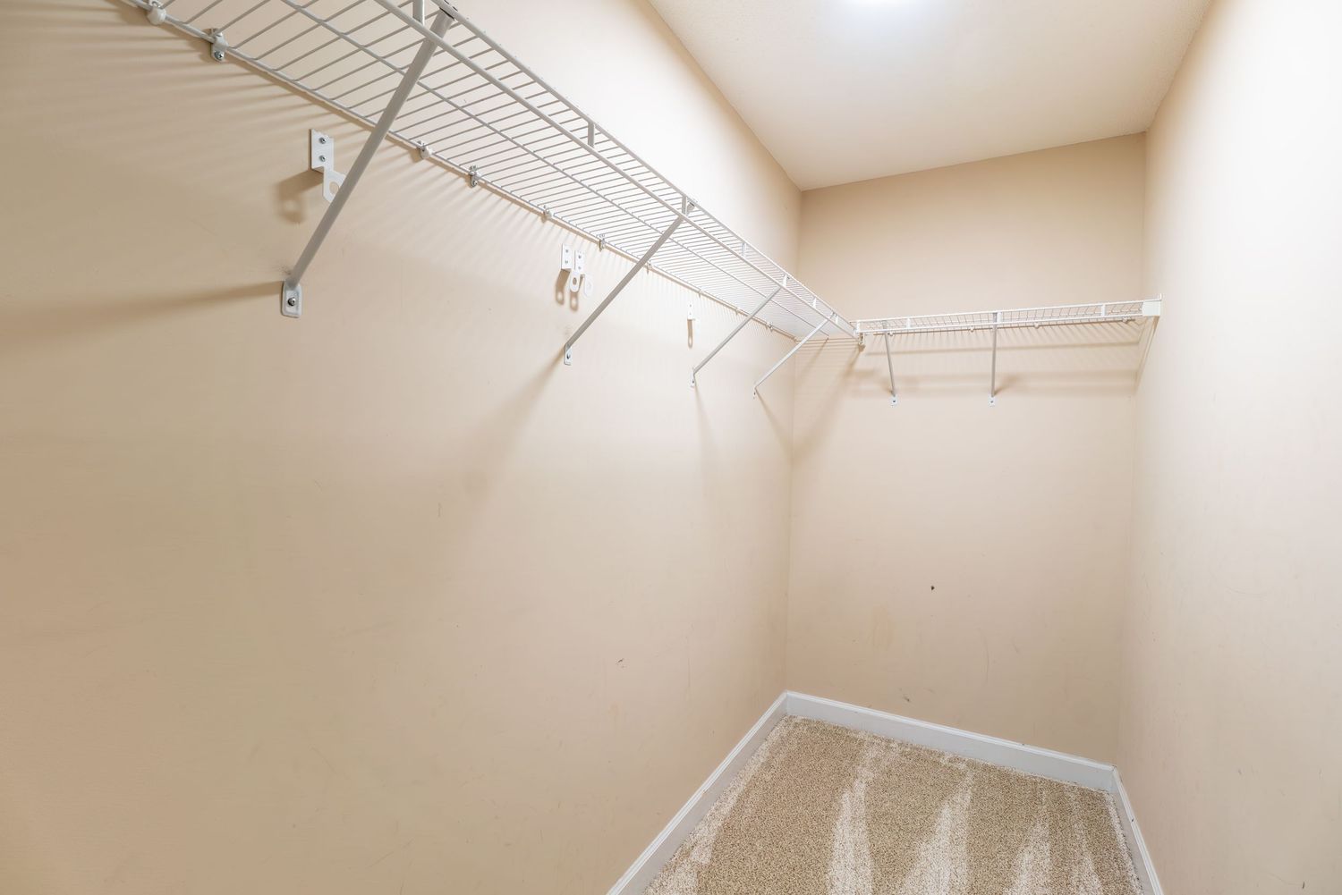 Walk-in closet in Dothan.