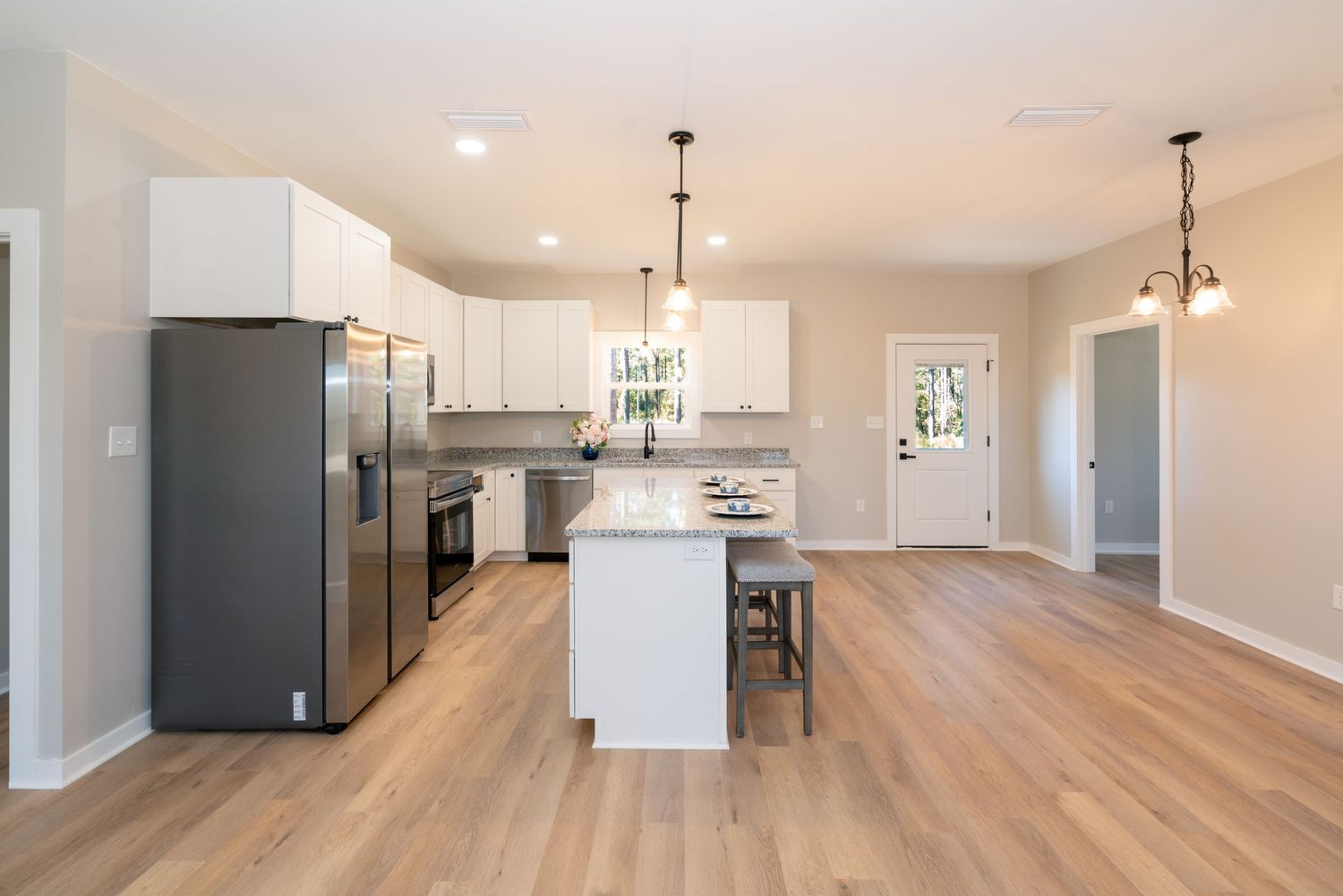 New construction in serene country setting in Newton, Alabama.