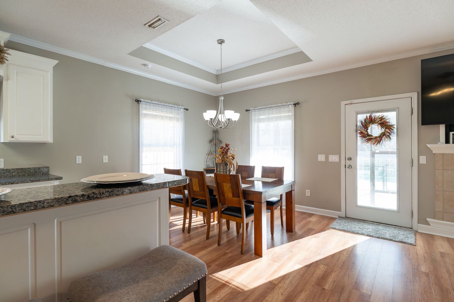 Kitchen in Dothan house in subdivision.