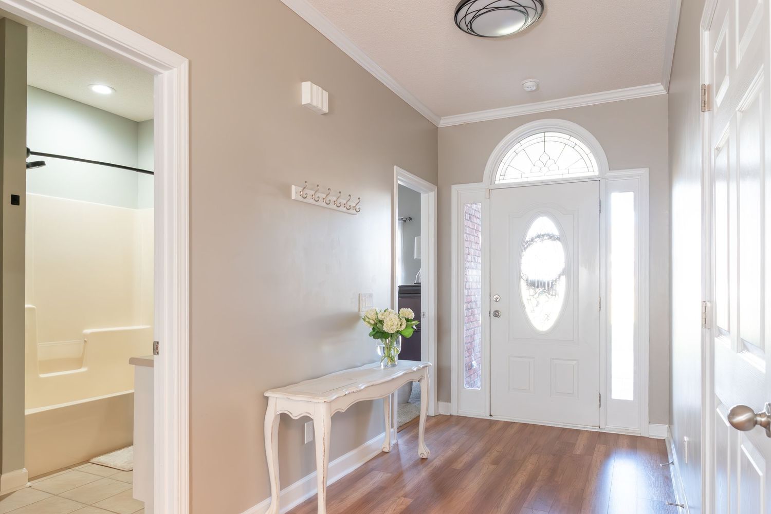 Front door to Dothan home for sale by Cheryl Piccinini and Brenna Escarciga with Century 21 Regency Realty.