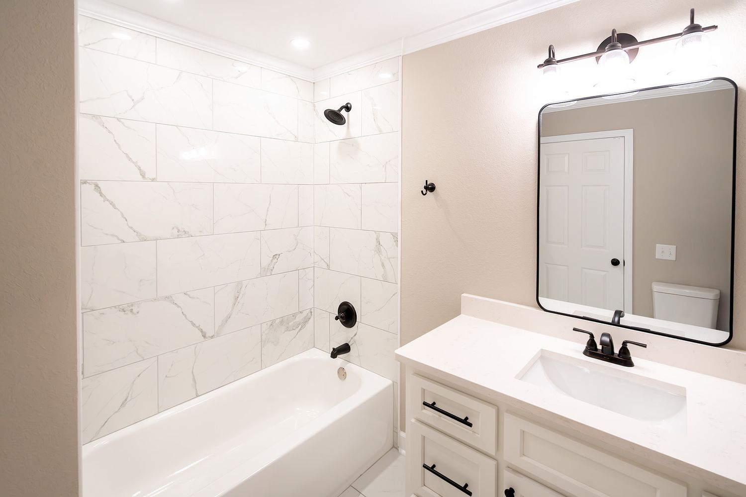 Modern bathroom in Enterprise, AL.
