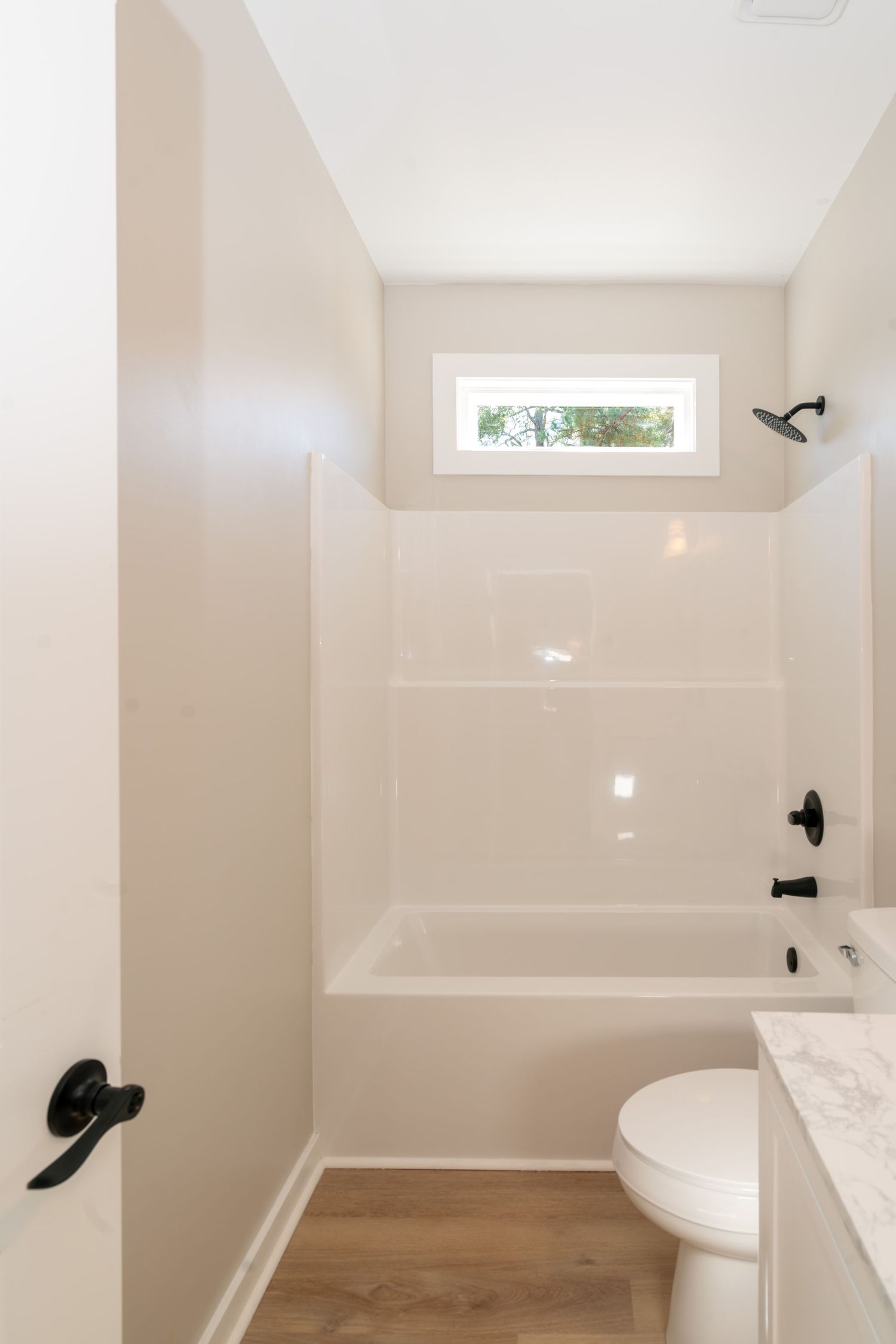 Bathroom in house in Newton, Alabama.