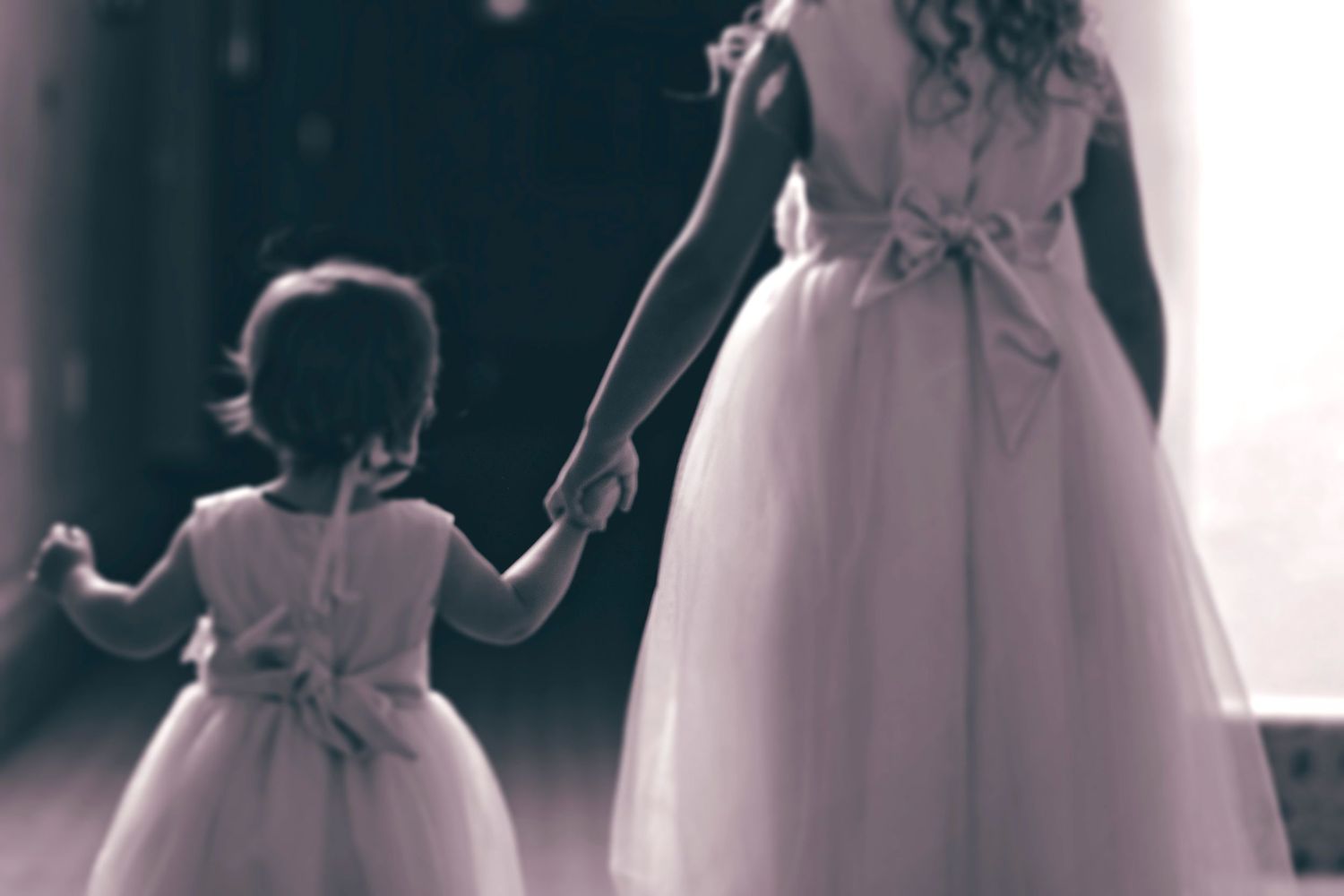 holding hands, wedding, engagement, children