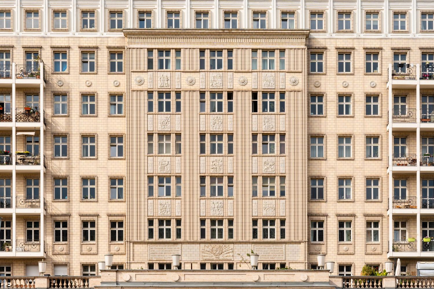 Full frontal of a building in Berlin.