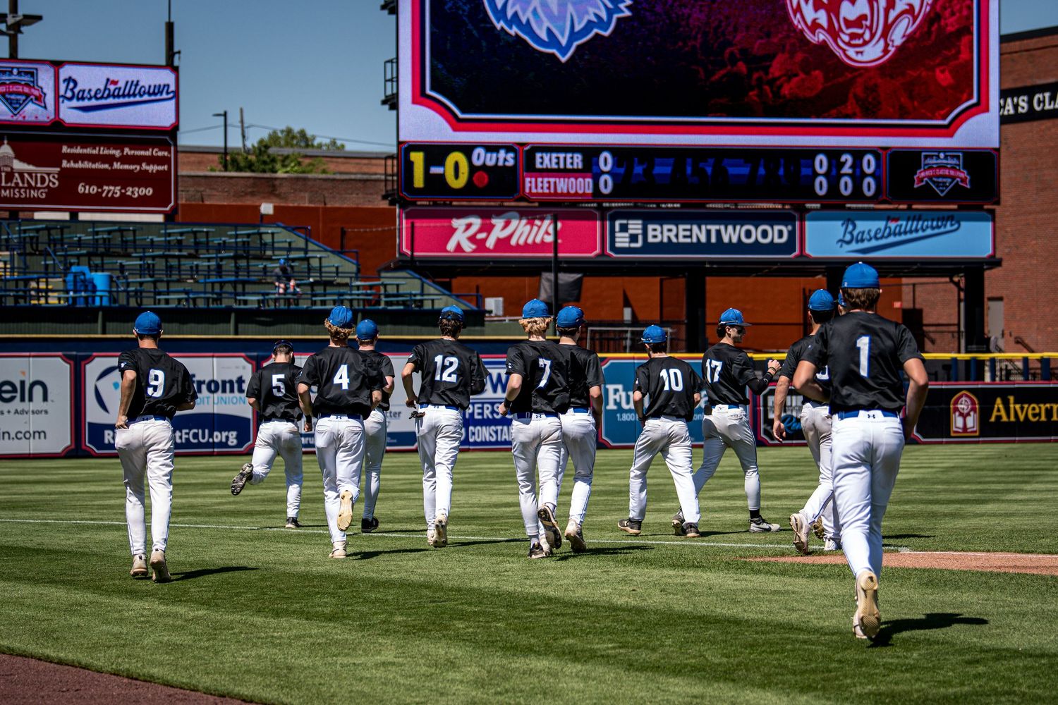 Exeter Township Senior High School Baseball, Baseballtown, Reading, PA, The Reading Phillies Stadium. First Energy Stadium