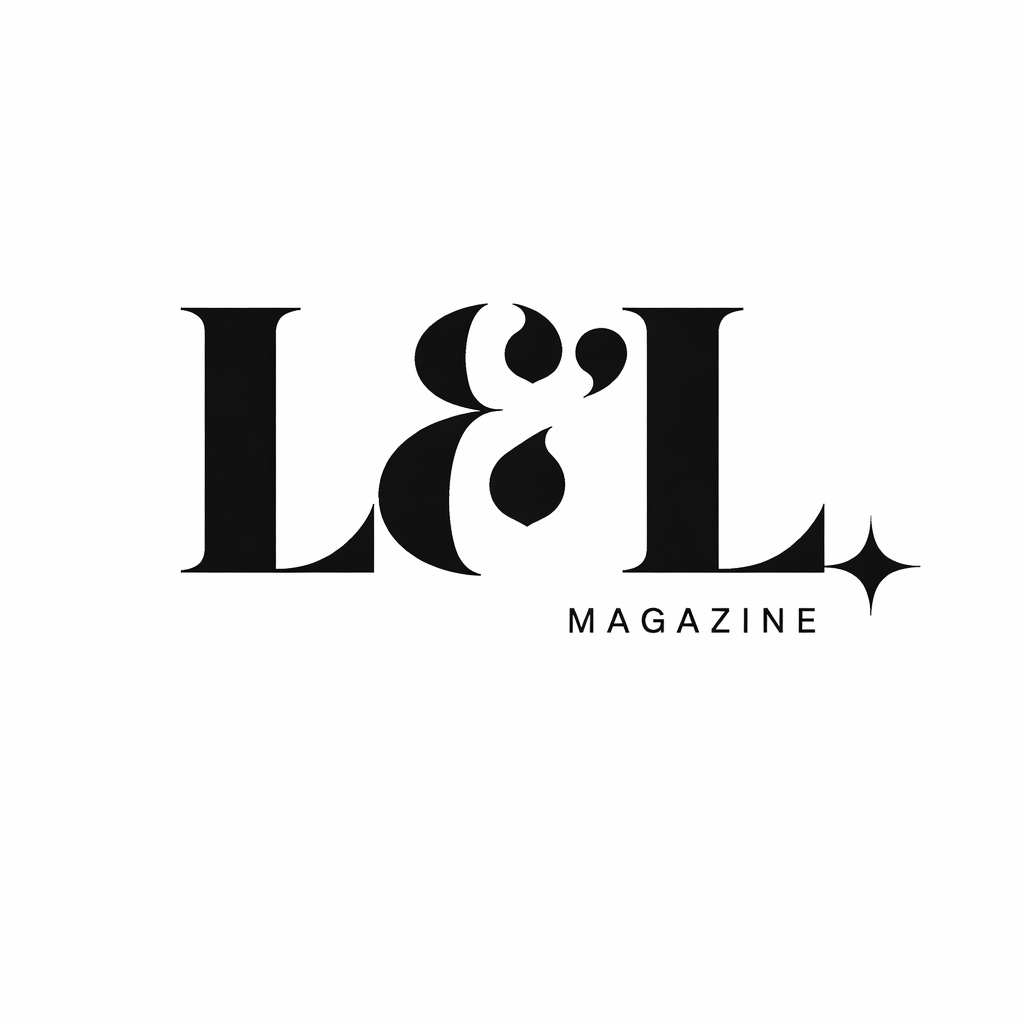 Black and white magazine header logo for LOLA magazine with bold stylized typography against white background.