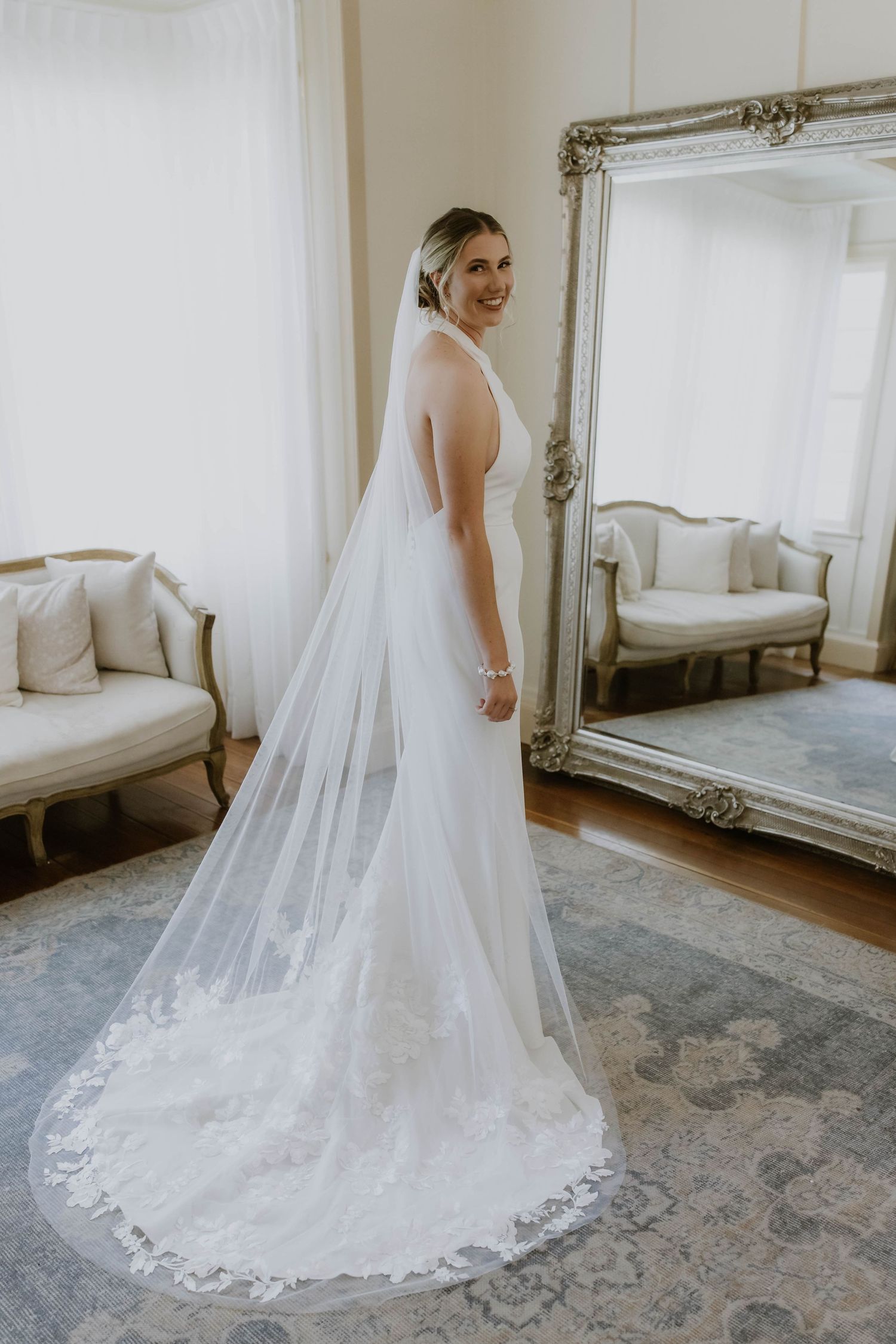 Brisbane wedding photographer creating refined, editorial imagery for luxury city and estate weddings.
