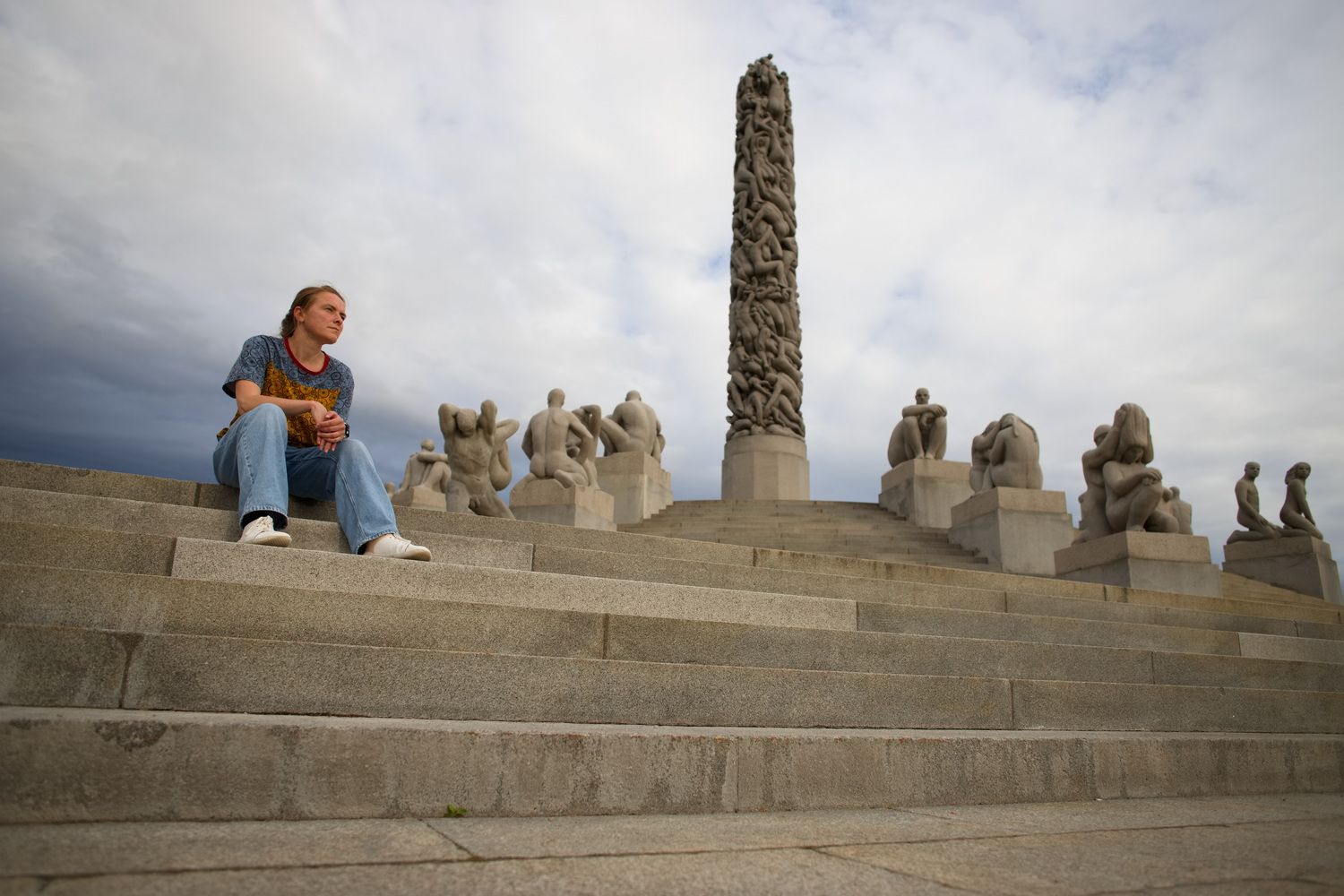 Jahresrueckblick-persoenlicher-Blog-Selbststaendigkeit-Fotograf-Langenfeld-Selbstportraits-kreativ-Reise-Oslo-Vigeland-Skulpturenpark