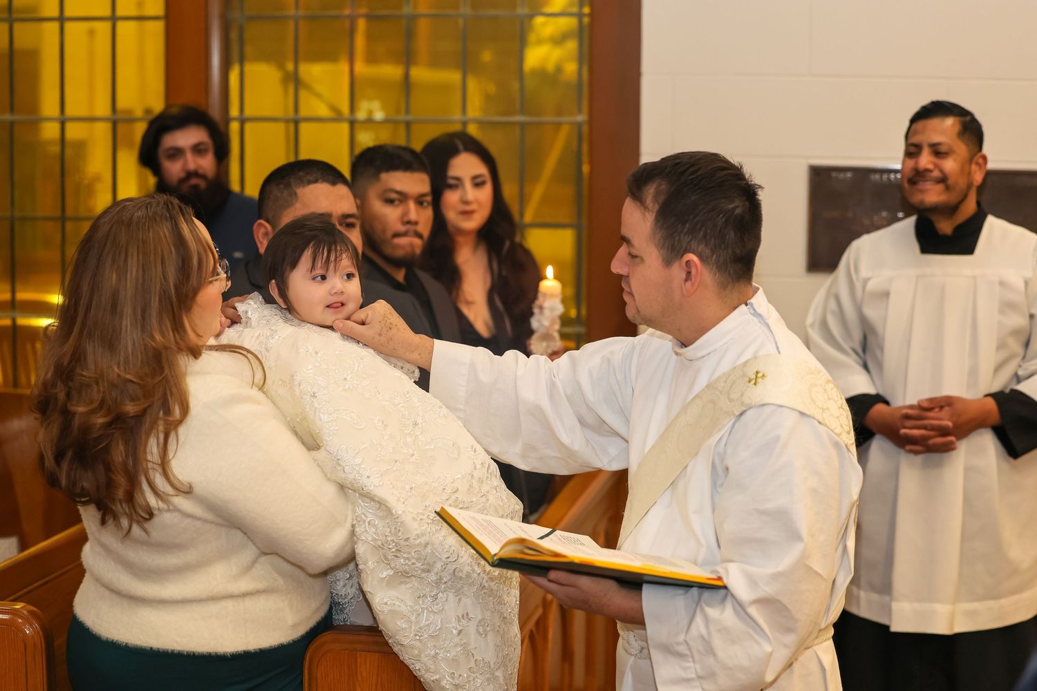 Baptism photography in Fresno, CA documenting meaningful family moments.
Professional baptism photography in Fresno.